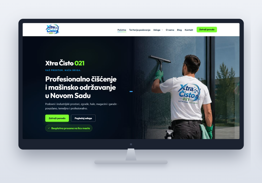 Xtra Čisto 021 — profesionalno čišćenje Novi Sad